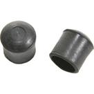Ponteira Cadeira Forsan Borracha Preta 7/8'' 20Pecas 0054P