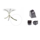 Ponteira Chanfrada externa para mesas com pés em ângulo 1 1/4" 32mm 4 PEÇAS