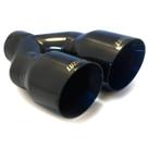 Ponteira de Escapamento Aço Inox Luzian P027 Dupla Black