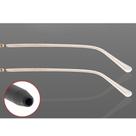 Ponteira De Óculos De Silicone Premium, Borracha Para Perna De Óculos, Ponteira Grande Para Haste Cor:Semi Transparente