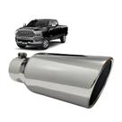 Ponteira escapamento dodge ram 2500e3500 4x6 inox polido