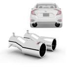 Ponteira Escapamento Modelo Dupla Civic Touring 2017 A 2021