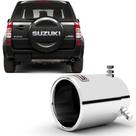 Ponteira escapamento suzuki vitara e grand vitara 1997 a 2017 aço inox