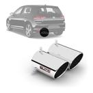 Ponteira esportiva escapamento ponta dupla volkswagen golf 2