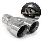 Ponteira Esportiva Escapamento Rci228 Inox Saída Dupla 3 Polegadas