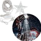 Ponteira Estrela Luzes Leds Branco Enfeite Natal 1m Bivolt Ponteira Estrela Luzes Leds Branco Enfeite Natal 1m Bivolt