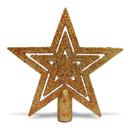 Ponteira Estrela P/ Árvore De Natal 15x15cm Dourado