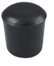 Ponteira externa redonda pvc 25x25mm - preto
