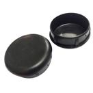 Ponteira Interna P/ Pé de Cadeira 1" e 1/2 (38mm) Preta 50pc