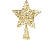 Ponteira para Árvore de Natal 40cm Dourada