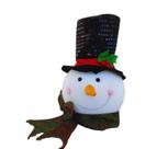 Ponteira Para Árvore De Natal Cabeça Boneco de Neve 35cm.