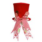 Ponteira Para Árvore de Natal Cartola Candy Retrátil 26x22cm Magizi Ponteira Para Árvore de Natal Cartola Candy Retrátil 26x22cm Magizi