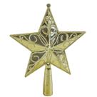 Ponteira para Arvore Natal Estrela Arabesco 19cm - DOURADO Ponteira para Arvore Natal Estrela Arabesco 19cm - DOURADO
