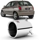 Ponteira para escapamento chevrolet celta 2007 a 2016 em aço inox