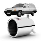 Ponteira para escapamento chevrolet ipanema 1989 a 1997 em aço inox