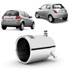 Ponteira para escapamento ford ka 1996 a 2011 em aço inox Ponteira para escapamento ford ka 1996 a 2011 em aço inox