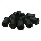 Ponteira Pé Cadeira 1/2" Redonda Borracha Com 20 Pçs