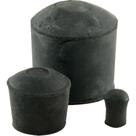 Ponteira Preta de Borracha Para Cadeira 3/4 C/20