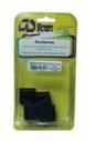 Ponteira Quadrado Interior Preta 20x20 4 Peças Engedom