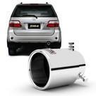 Ponteira toyota hilux sw4 2006 a 2015 em aço inox