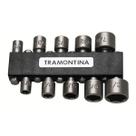 Ponteiras 10 Peças 1/4'' Aço Especial Tramontina MASTER Ponteiras 10 Peças 1/4'' Aço Especial Tramontina MASTER