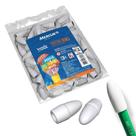 Ponteiras de Borracha de Apagar Blister 100 unidades Mercur Ponteiras de Borracha de Apagar Blister 100 unidades Mercur