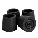 Ponteiras para Andador ZIYIZE 1" de Borracha Reforçada, 4 Peças, Preto Ponteiras para Andador ZIYIZE 1" de Borracha Reforçada, 4 Peças, Preto