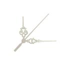 Ponteiros para Máquina de Relógio Colonial Grande 6,5cm Branco