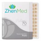 Ponto Auricular Prata Cartela com 70 pontos ZHENMED