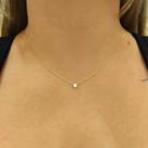 Ponto De Luz 4mm Em Ouro 18k