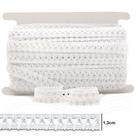 Ponto Palito Bigode Branco 1,3cm - 10m