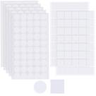 Pontos adesivos Zonon Clear de dupla face 280 peças 20 mm 25 mm