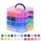 Pony Beads Simetufy 4200 unidades para pulseiras de 24 cores