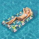 Pool Float Lounge HomeKaren, coberto de tecido de grandes dimensões, 185x99cm