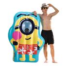 Pool Float Raft BigMouth Minions Despicable Me 4 para crianças/adultos