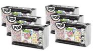 Pop bolso lencos de papel kit com 6 pacotes - 36 unidades