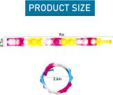 Pop Fidget It Bracelet Bulk for Kids,Mini Pop Its Fidget Po