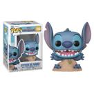 Pop! funko - lilo & stitch - stitch na areia