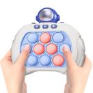 Pop it eletronico + mini gamer brinquedo anti stress infantil criança qualidade premium menino astronauta anti-stress