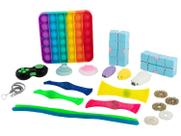 Pop It Fidget Toys Shiny Toys 22 Peças