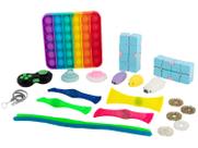 Pop It Fidget Toys Shiny Toys 22 Peças