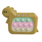 Pop It Inteligente Mini Game 4 Modos Som Luzes Dinossauro Sensorial Anti Estresse Ansiedade Criança Toys