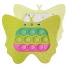 Pop It Mini Game Borboleta Interativo Fidget Sensorial 4 Modos Som Luz Anti Estresse Ansiedade Criança Toys Portatil Relaxante