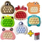 Pop-it Mini Gamer Brinquedo Anti Stress Popit Eletrônico Som Cor Pop It