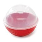 Popcorn Popper Nordic Ware Quick Pop de dose única, 1,9 L, vermelho