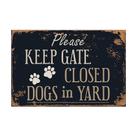 Por favor, mantenha Gatr Close Metal Sign Flag Plaque Bar Club Cafe Garage Wall Decorart