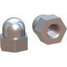 Porca Calota Inox Jomarca 3/8 X 9/16 Com 50 Pecas
