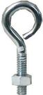 Porca de olhal de aço zincado Bolt Hampton de 0,6 cm x 5 cm