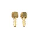 Porca E Niple Conector Para Maçarico Mangueira/rosca 5/16 Para Oxigênio Carbografite