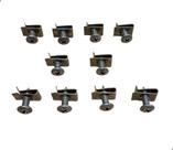 Porca Rápida Fixa Universal para Barro e Parachoque - 16x10mm - Kit com 10 Peças Porca Rápida Fixa Universal para Barro e Parachoque - 16x10mm - Kit com 10 Peças